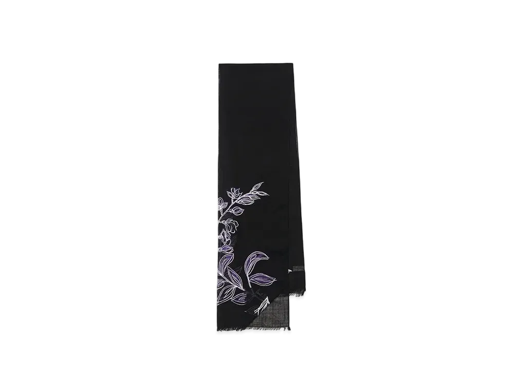 Paul Smith Laurel Leaf Scarf "Black"