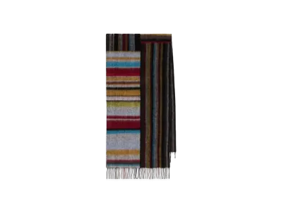 Paul Smith Signature Stripe Patchwork Scarf "Multi"