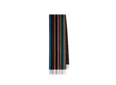 Paul Smith Signature Striped Wool Scarf "Multi"