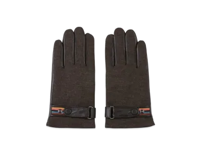 Paul Smith Artist Stripe Belt Gloves "DarkBworn"
