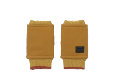 Paul Smith Cropped Logo Fingerless Gloves "Musterd"