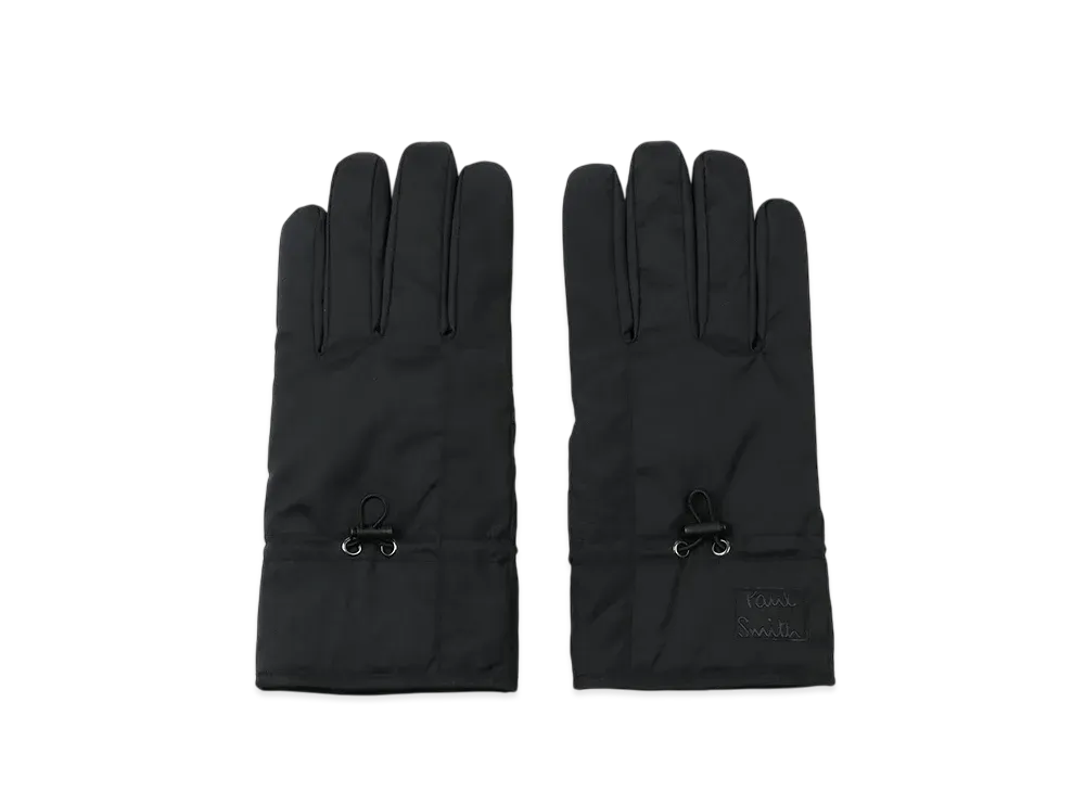Paul Smith Cropped Logo Gloves "Black"