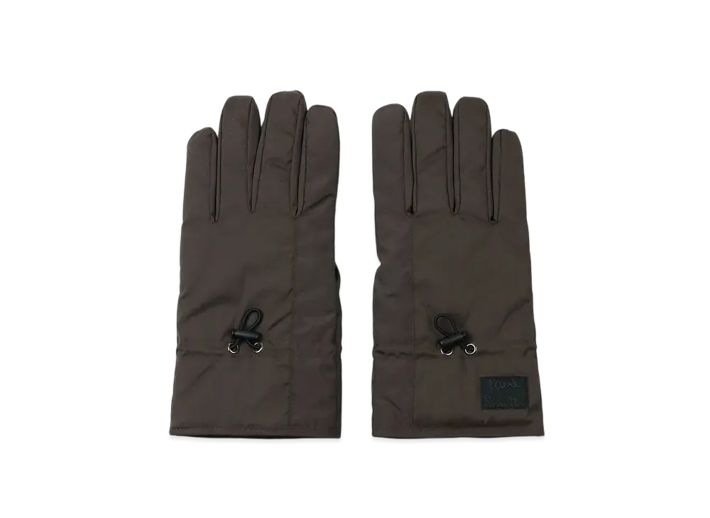 Paul Smith Cropped Logo Gloves "DrakBrown"