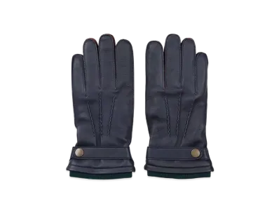 Paul Smith Hair Sheepskin Gloves "Navy"