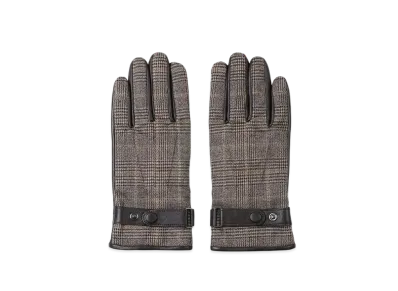 Paul Smith Classic Check Combination Gloves "Brown"
