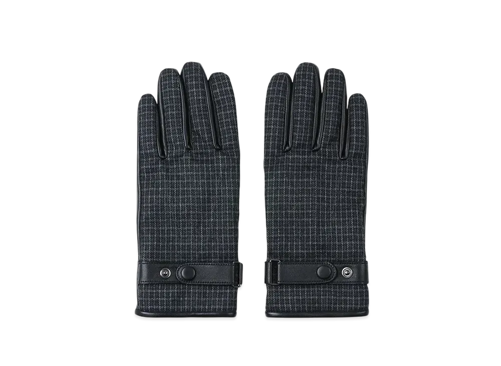 Paul Smith Classic Check Combination Gloves "Gray"