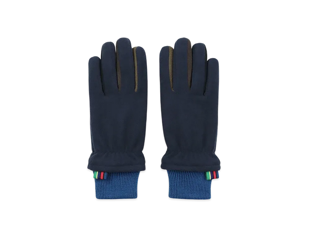 Paul Smith Sport Stripe Tab Fleece Gloves "Navy"