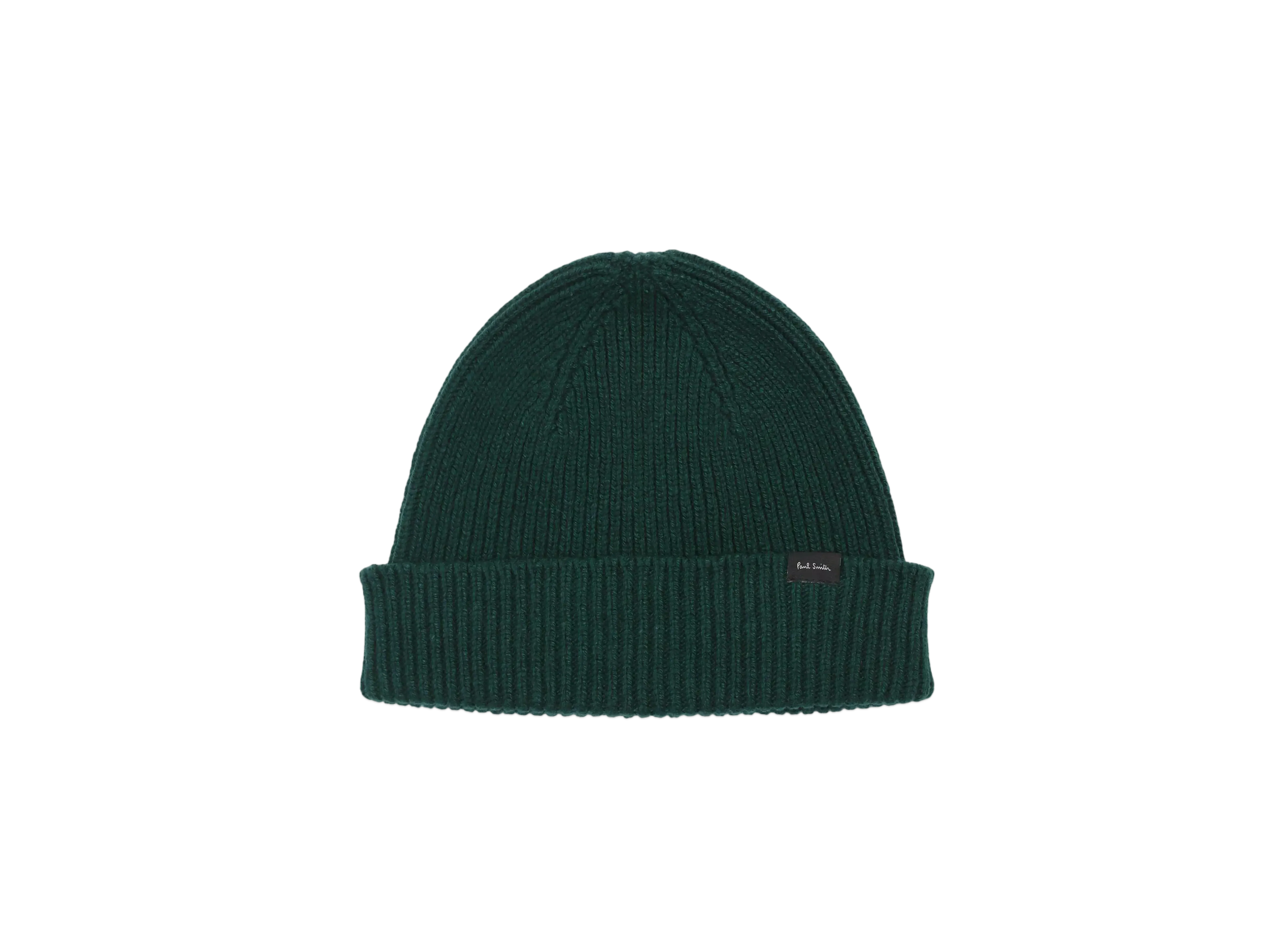 Paul Smith Logo Tab Knit Cap "DarkGreen"