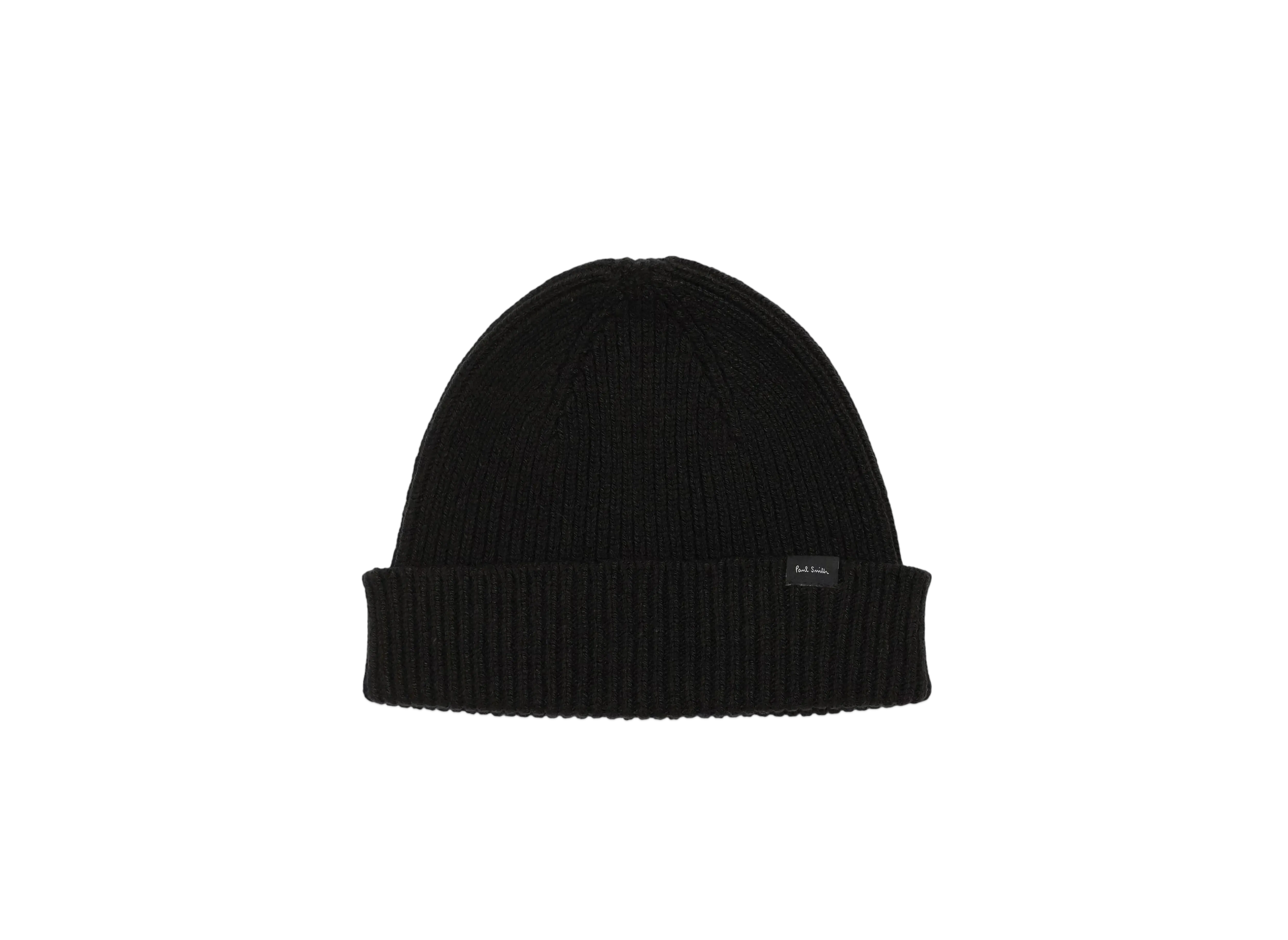 Paul Smith Logo Tab Knit Cap "Black"