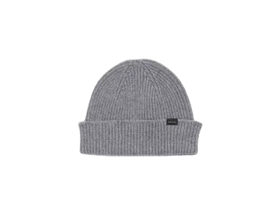 Paul Smith Logo Tab Knit Cap "Gray"