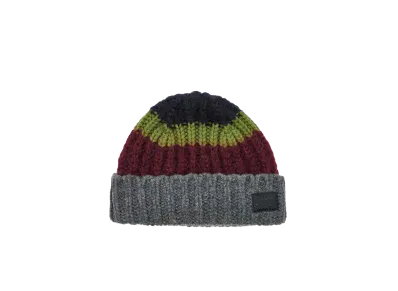 Paul Smith Cropped Logo Multi-Border Knit Cap "Gray"