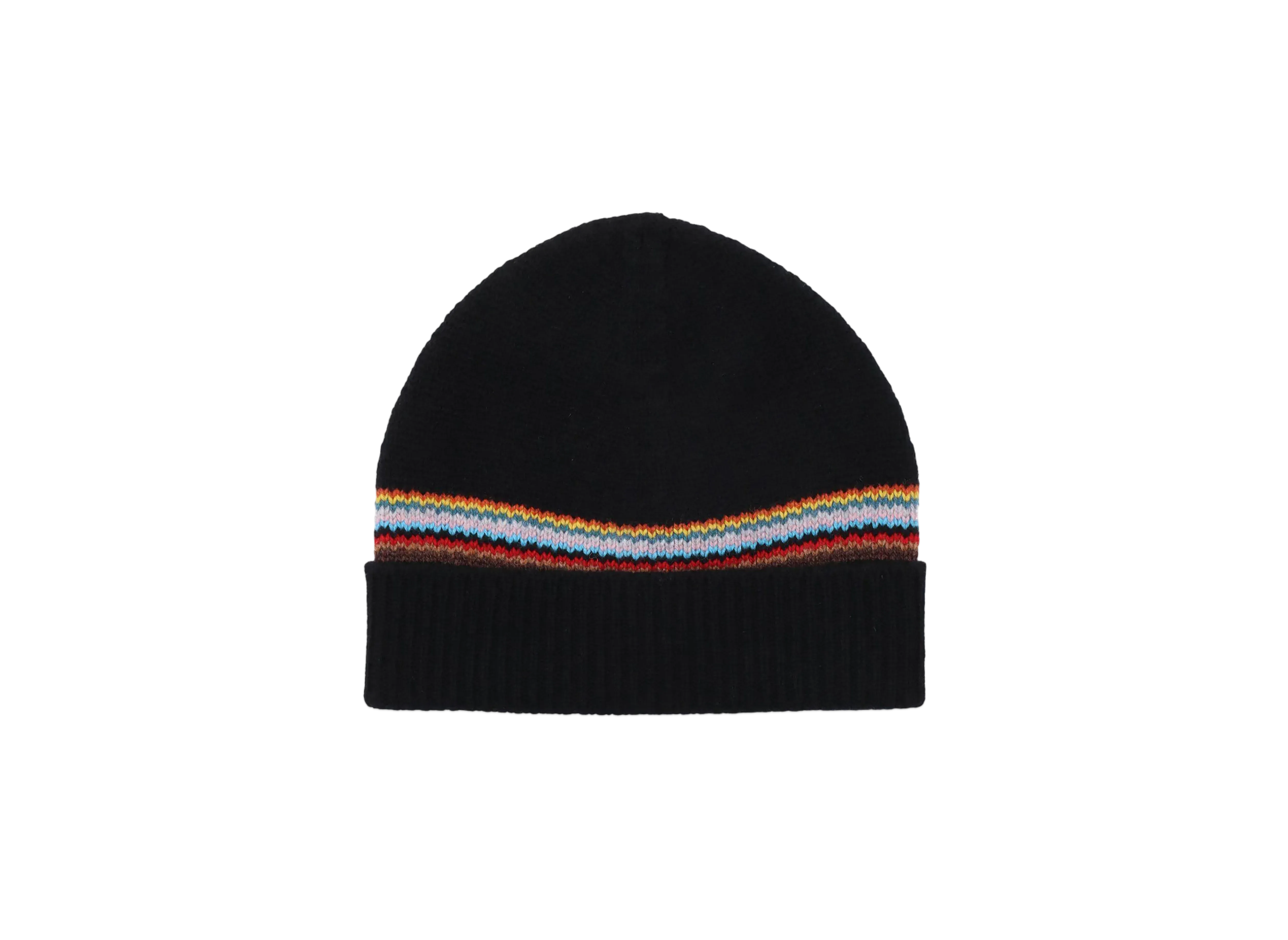 Paul Smith Signature Stripe Knit Cap "Black"