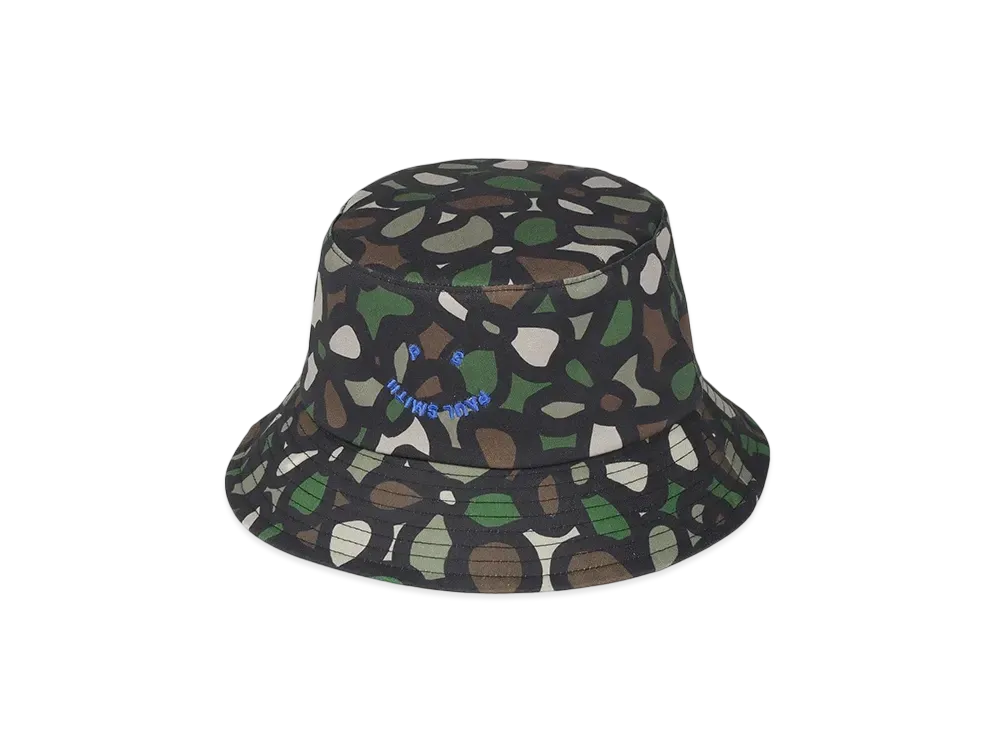 Paul Smith Happy Floral Camo Bucket Hat "Khaki"