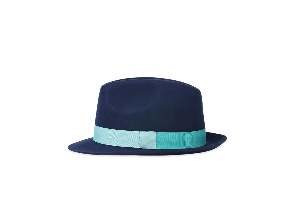 Paul Smith Bicolor Ribbon Hat "Navy"