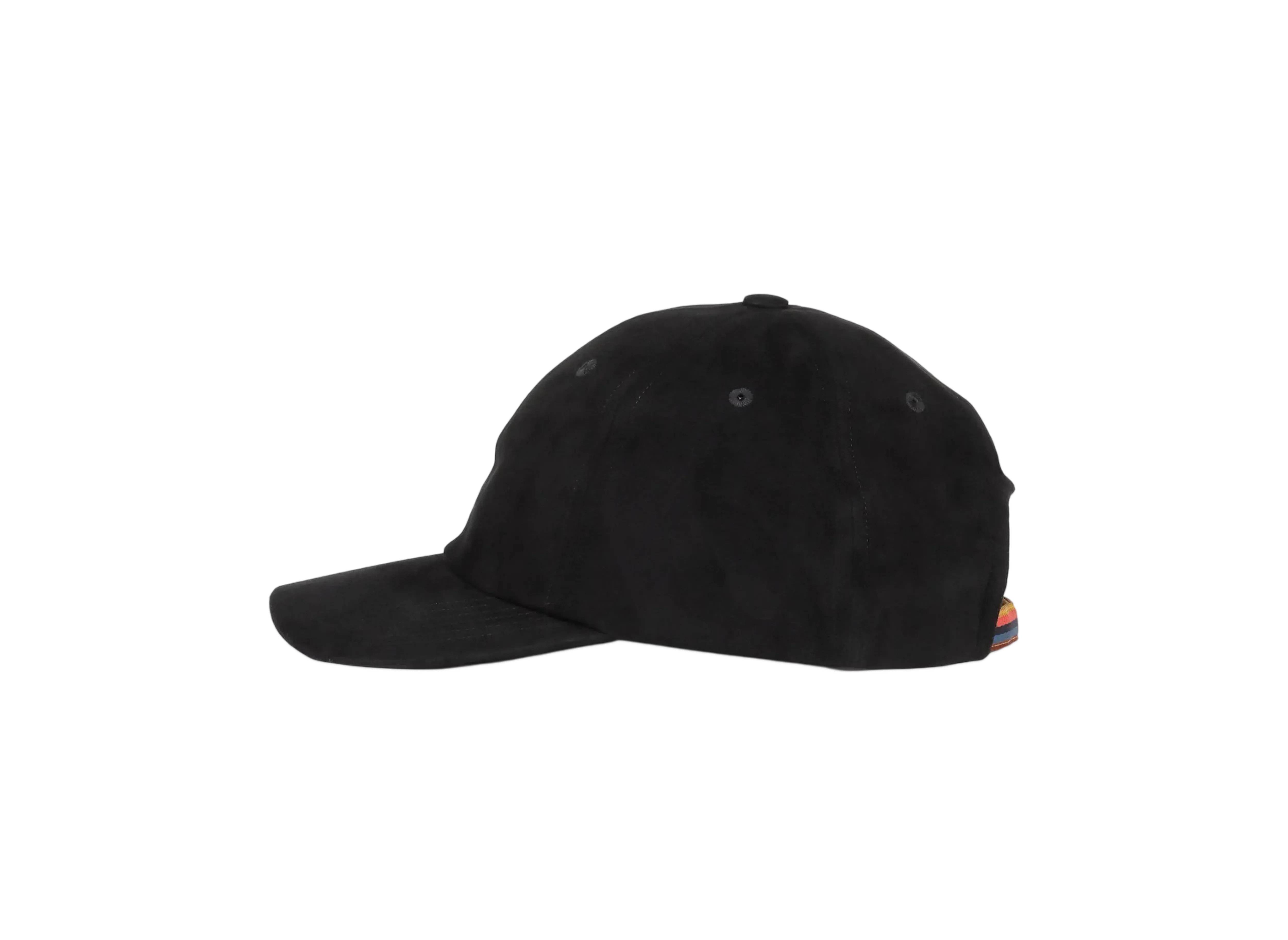 Paul Smith Artist Stripe Belt Suede Cap "Black"