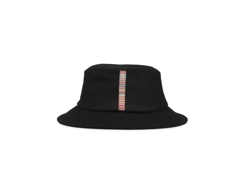 Paul Smith Signature Striped Line Bucket Hat "Black"