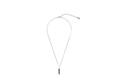 Paul Smith Bicolor Logo Necklace "Silver"