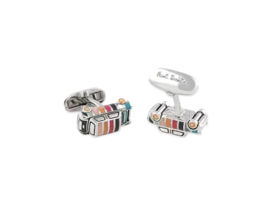 Paul Smith Artist Stripe Mini Cufflinks "Multi"