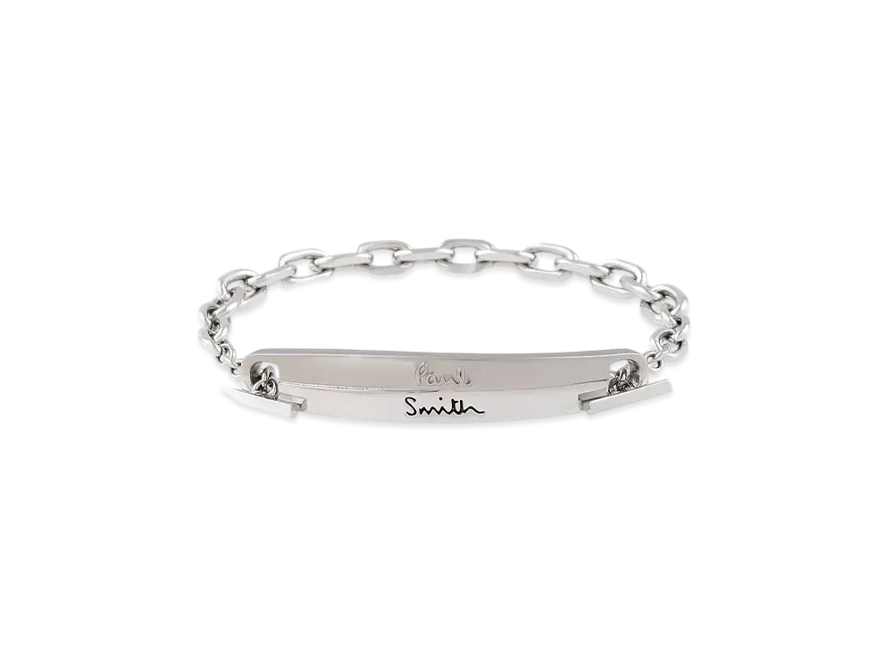 Paul Smith Double Ring Motif Bracelet "Silver"