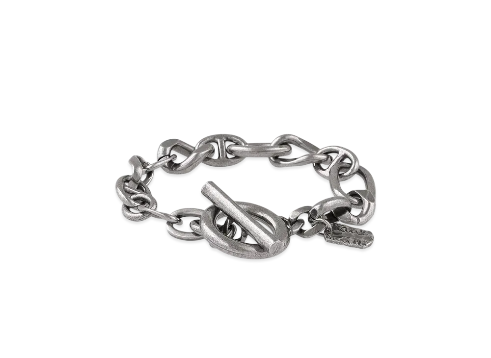 Paul Smith Mixed Chain Mantel Chain Bracelet "Silver"