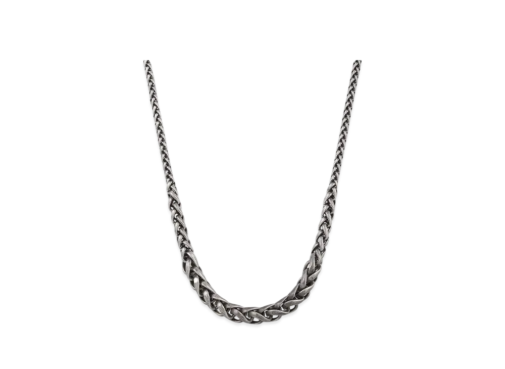 Paul Smith Woven Chain Necklace "Silver"