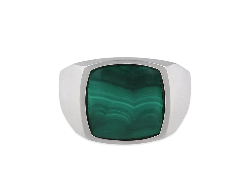 Paul Smith Modern Stone Ring "Green"