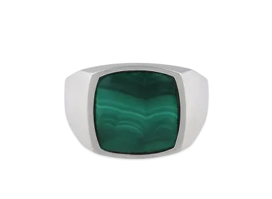 Paul Smith Modern Stone Ring "Green"