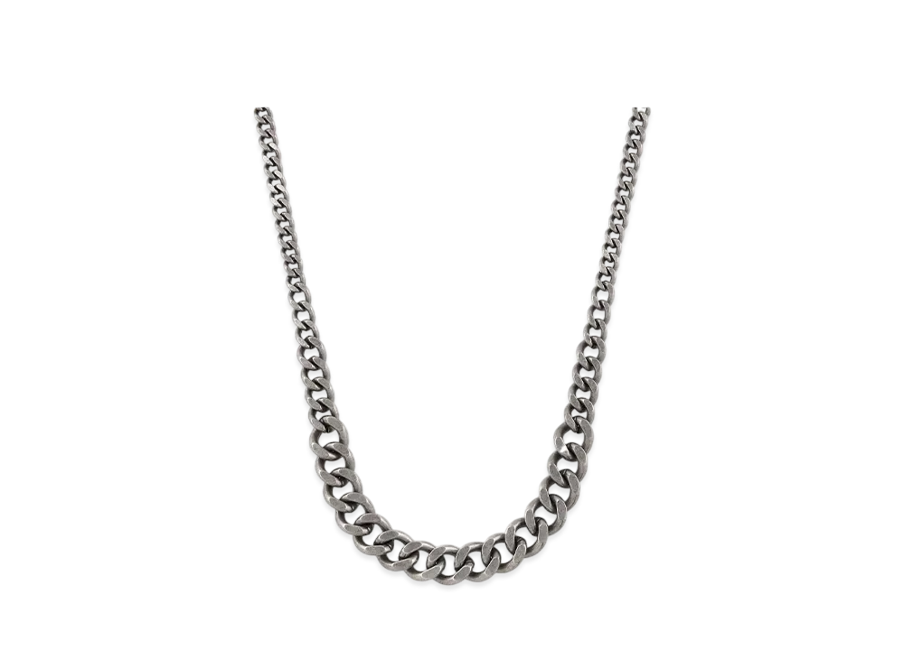Paul Smith Flat Link Chain Necklace "Silver"
