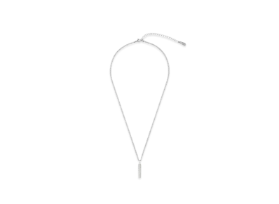 Paul Smith Cropped Logo Necklace "Silver"