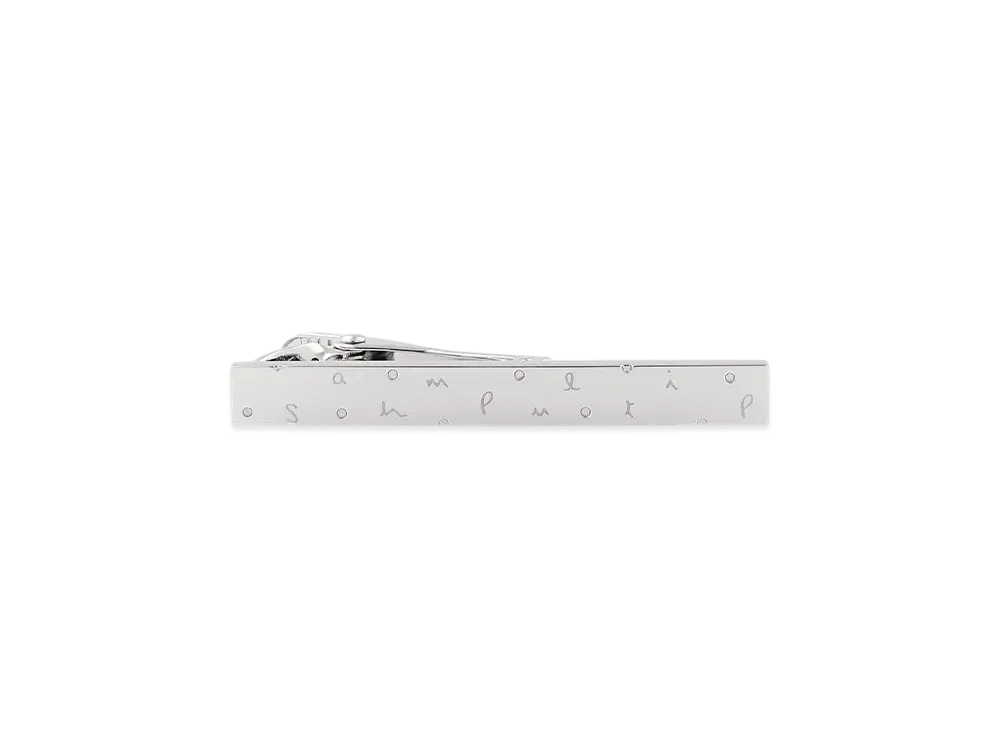 Paul Smith Logo / Dots Tie Bar "Silver"
