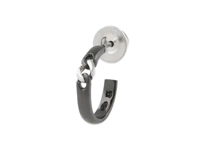 Paul Smith Curb Chain Single Earring "Black"