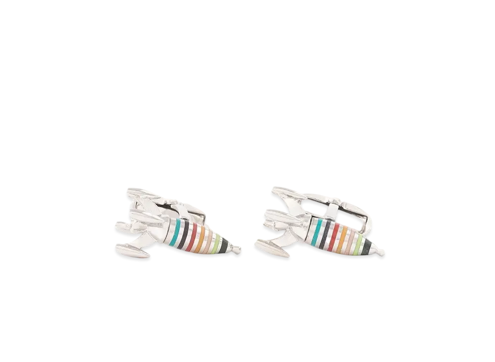 Paul Smith Cropped Logo Plate Necklace 