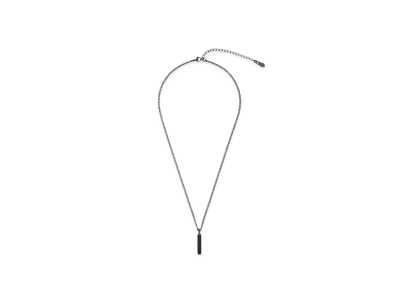 Paul Smith Cropped Logo Necklace "Black"