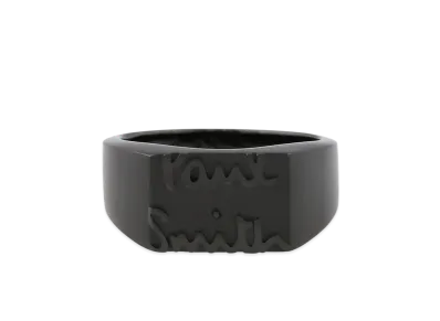 Paul Smith Cropped Logo Ring "Black"