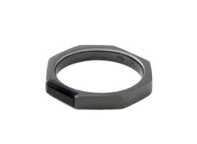 Paul Smith Octagon Ring "Black"