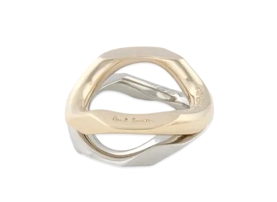 Paul Smith Link Double Ring "Gold"