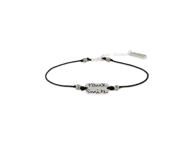 Paul Smith Emboss Logo Bracelet "Silver"