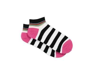 Paul Smith Bold Stripe Short Socks "White"