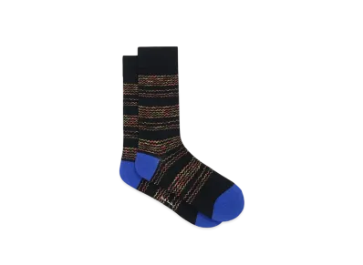 Paul Smith Wave Border Casual Socks "Black"