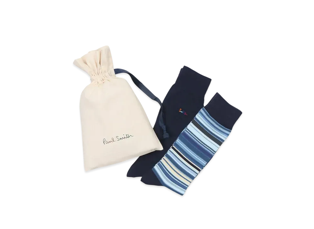 Paul Smith Socks Gift Set "Navy"