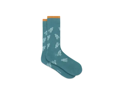 Paul Smith Lobster Casual Socks "BlueGreen"