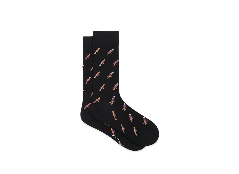 Paul Smith Little Birds Socks "Black"