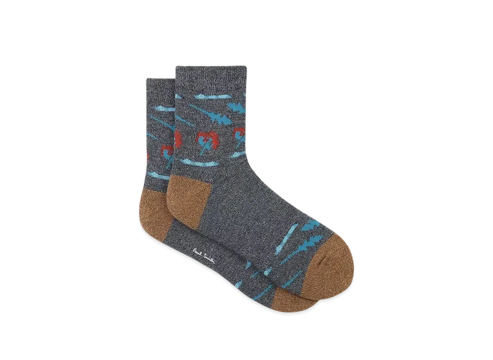 Paul Smith Beans Socks "DarkGray"