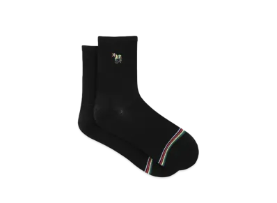Paul Smith Zebra Line Socks "Black"