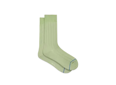 Paul Smith Collar Ribbed Socks "LightGreen"