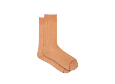 Paul Smith Collar Ribbed Socks "Orange"