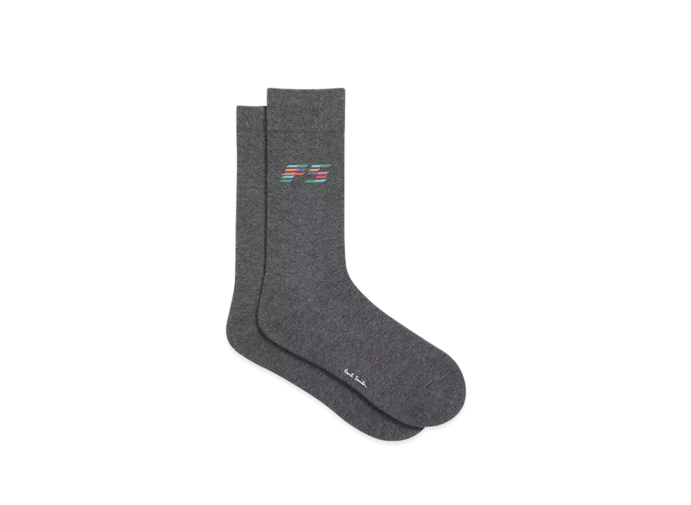 Paul Smith PS Logo Casual Socks "DarkGray"