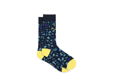 Paul Smith Happy Floral Camo Casual Socks "Navy"