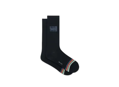 Paul Smith Jacquard Logo Socks "Black"