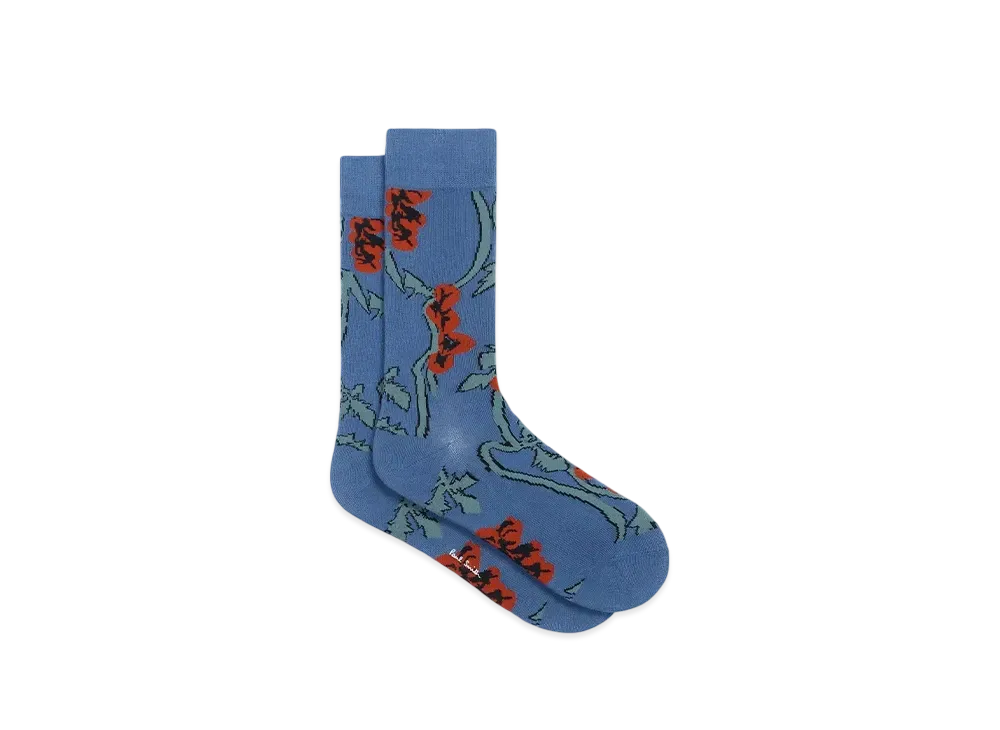 Paul Smith Tomato Vine Socks "Blue"